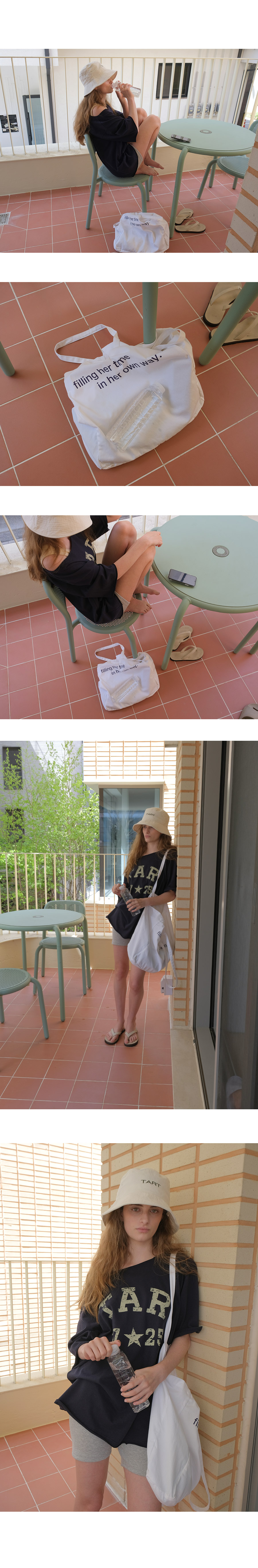 CANVAS COTTON ECO BAG - BLUE - 2 COLORS WHITE