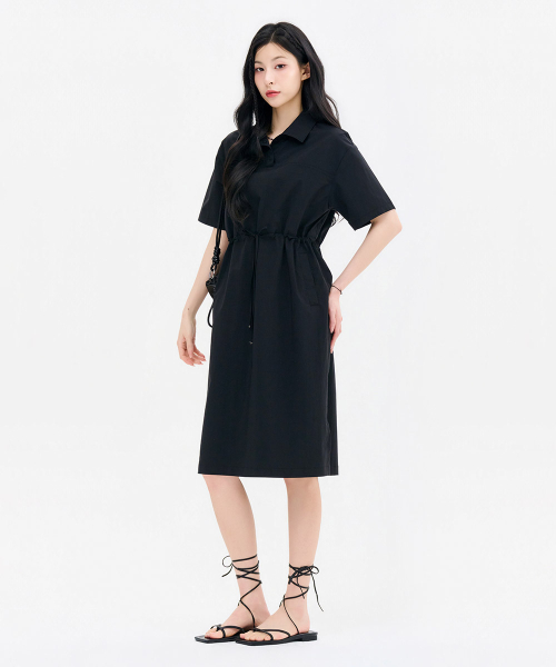 Women's Stretch Collar Dress - FBRG6172C03 view 2