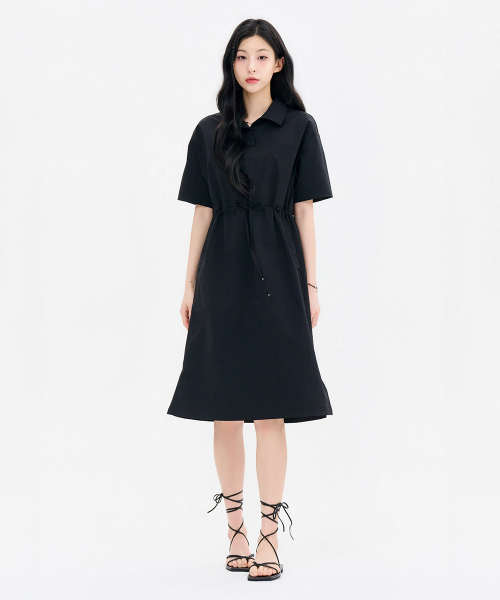 Women's Stretch Collar Dress - FBRG6172C03 view 3