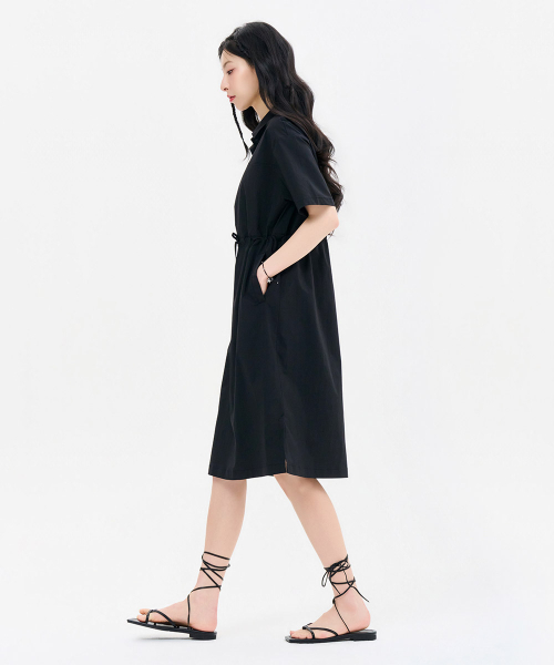 Women's Stretch Collar Dress - FBRG6172C03 view 5