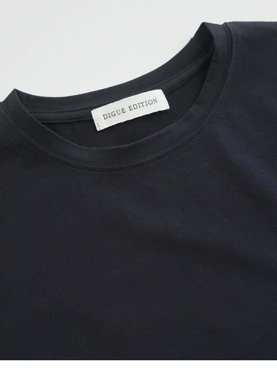 CLEAN SLEEVE T - 2 COLORS BLACK