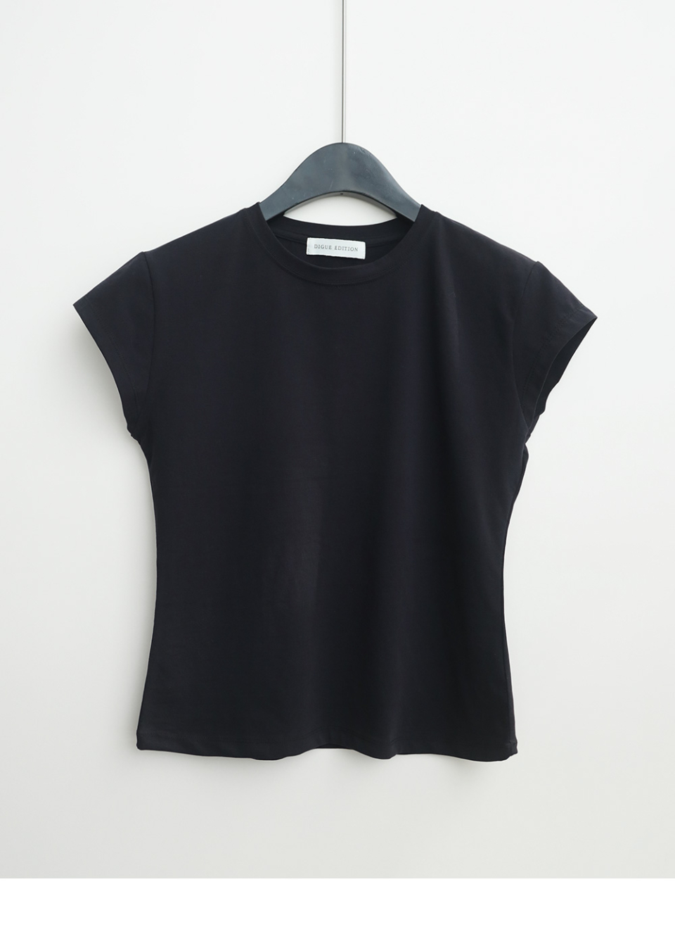 CLEAN SLEEVE T - 2 COLORS BLACK