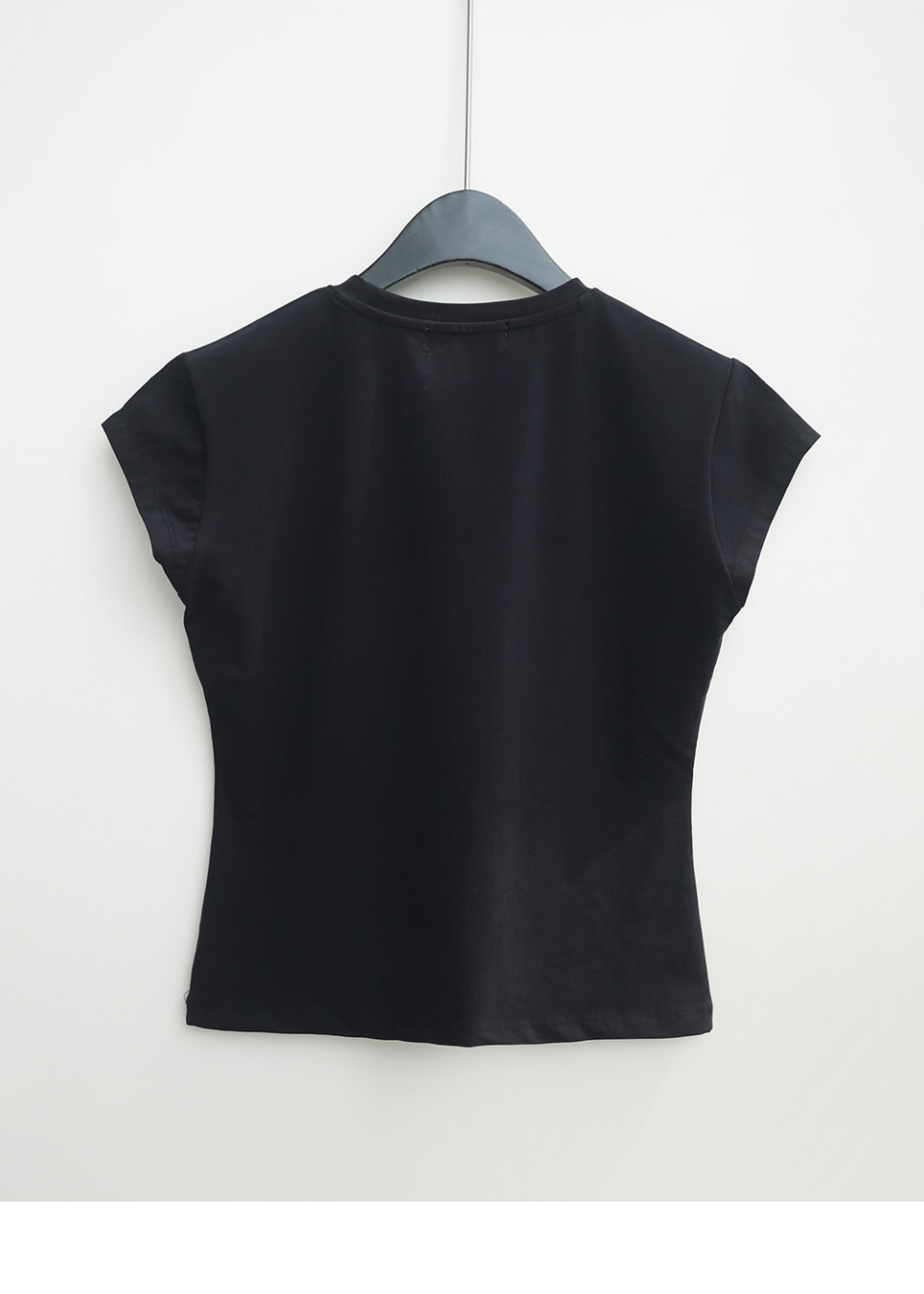 CLEAN SLEEVE T - 2 COLORS BLACK