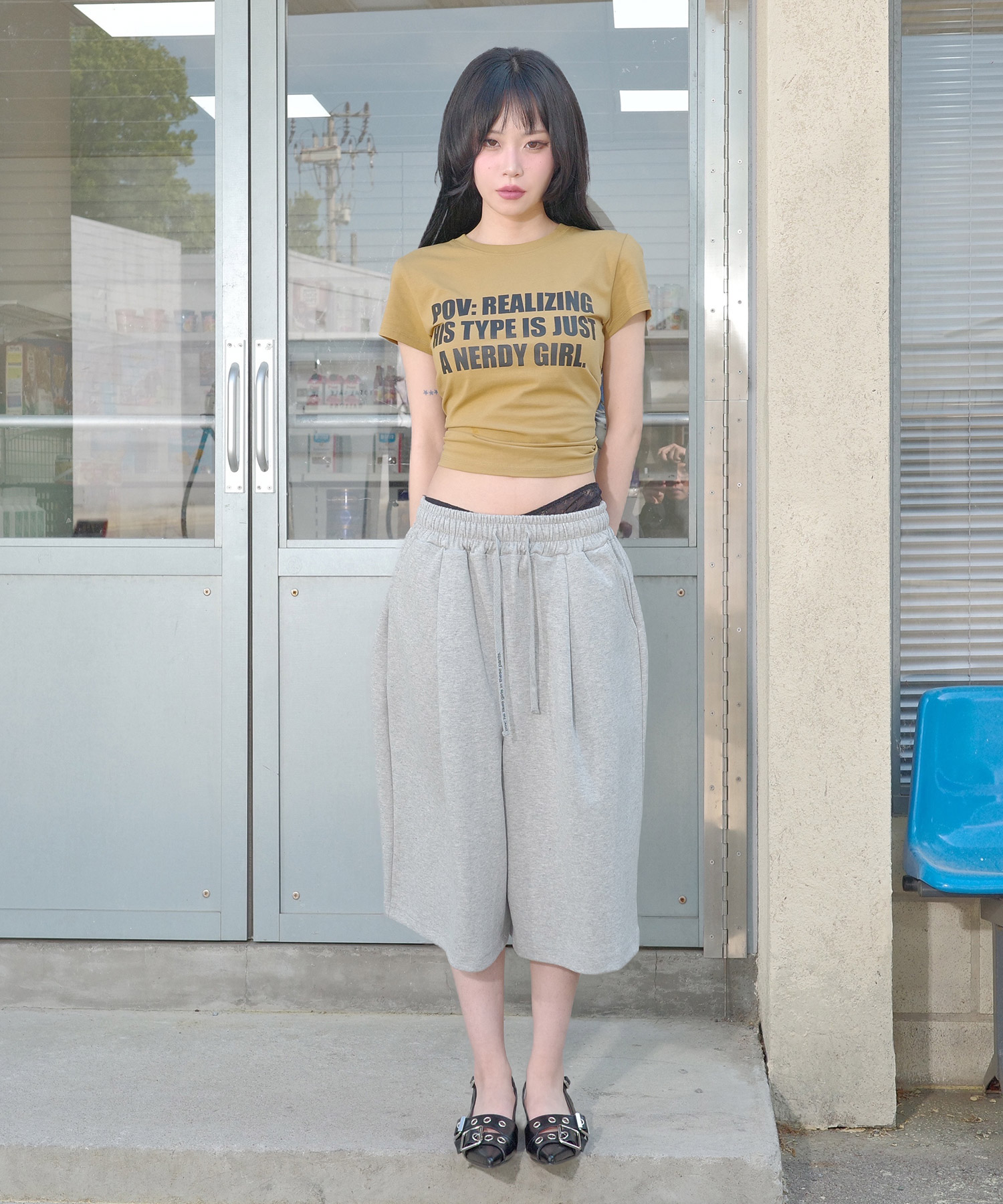 KIMS Voix Pov Logo Tee Olive