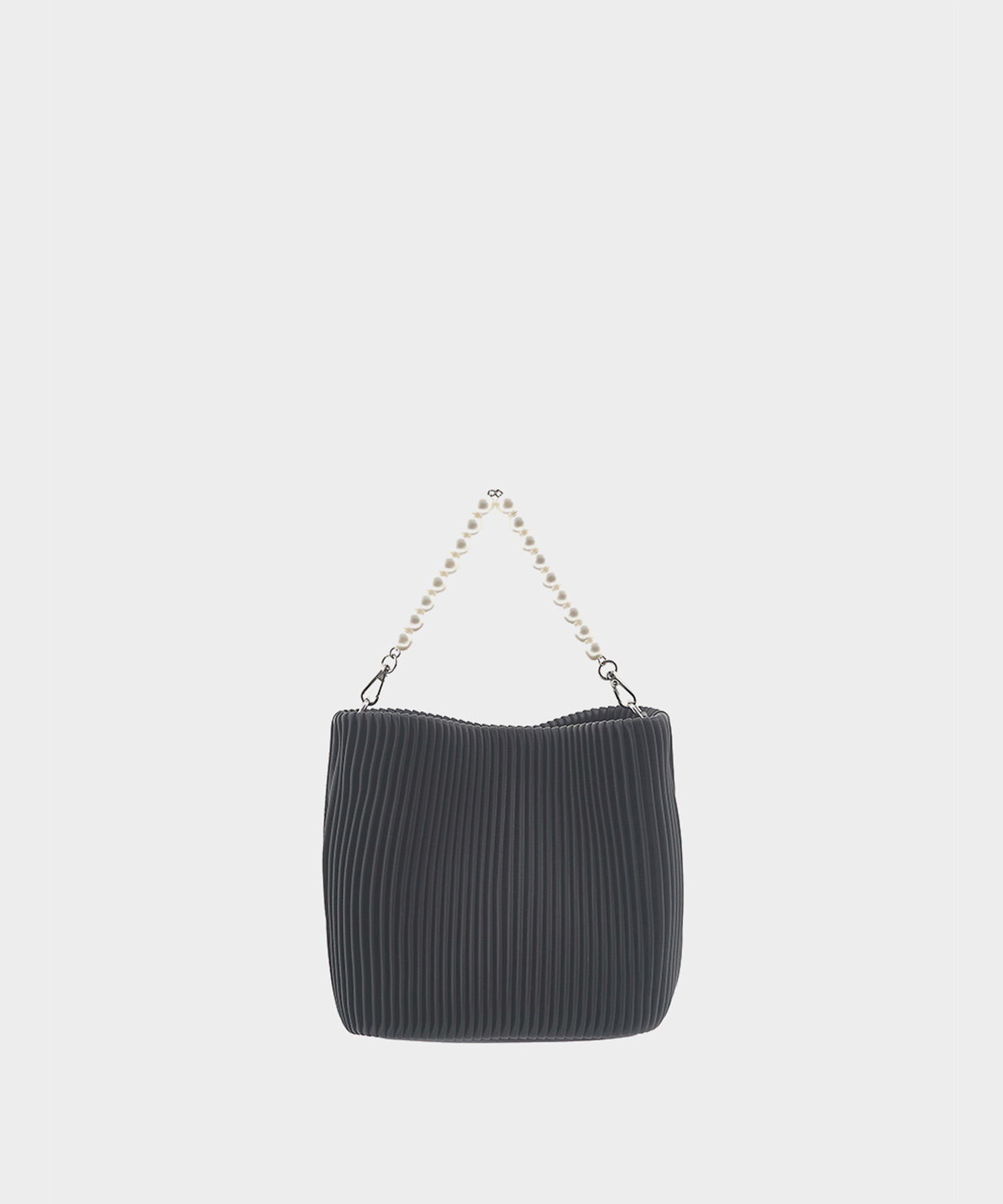 More fleece bucket bag_Black