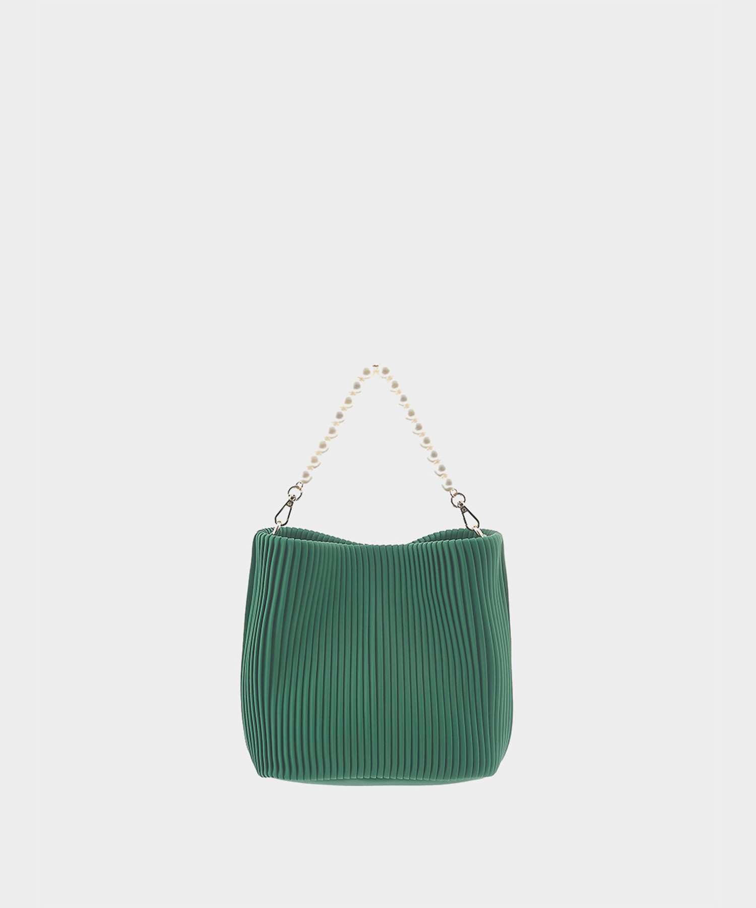 More fleece bucket bag_Green