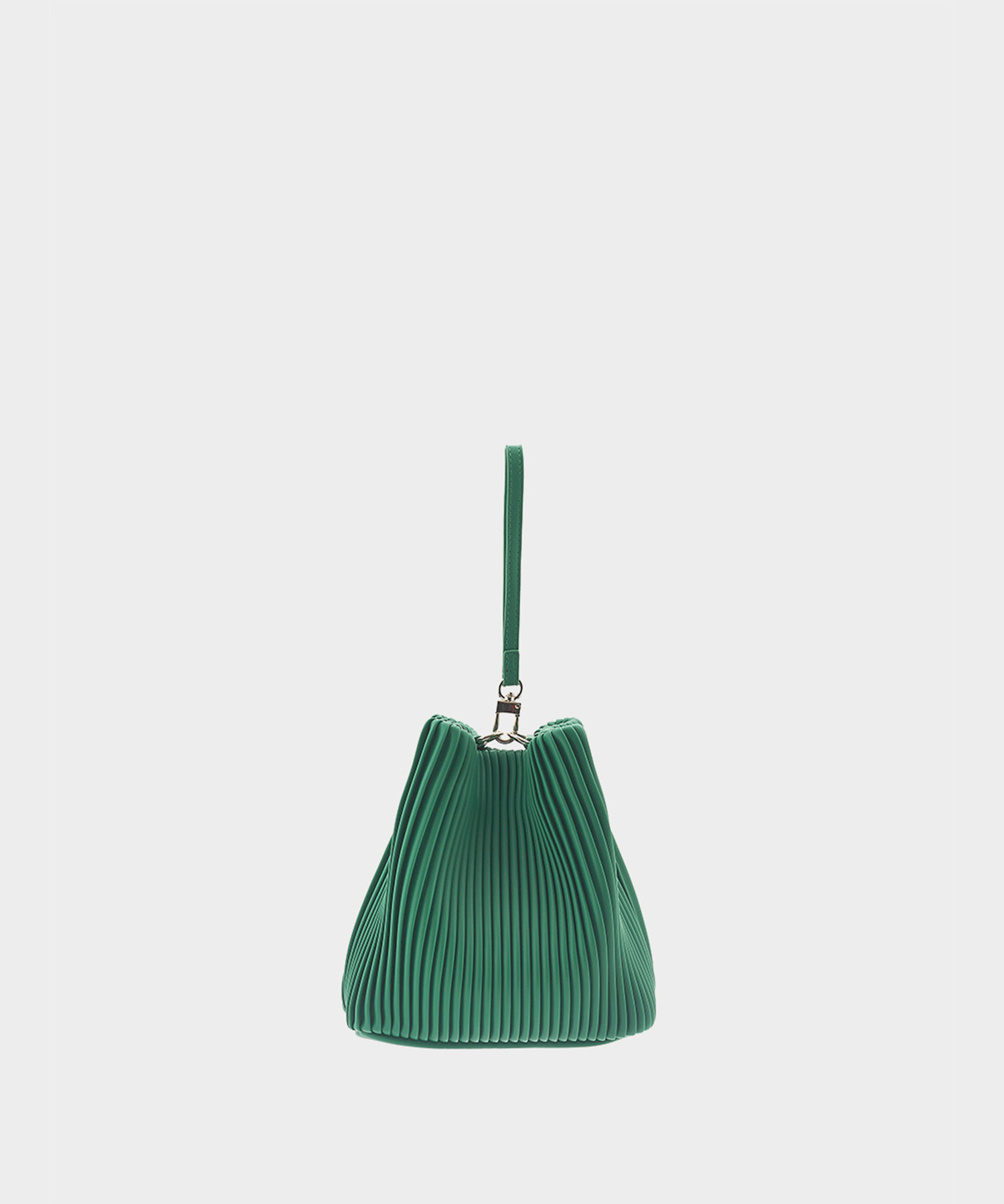 More fleece bucket bag_Green