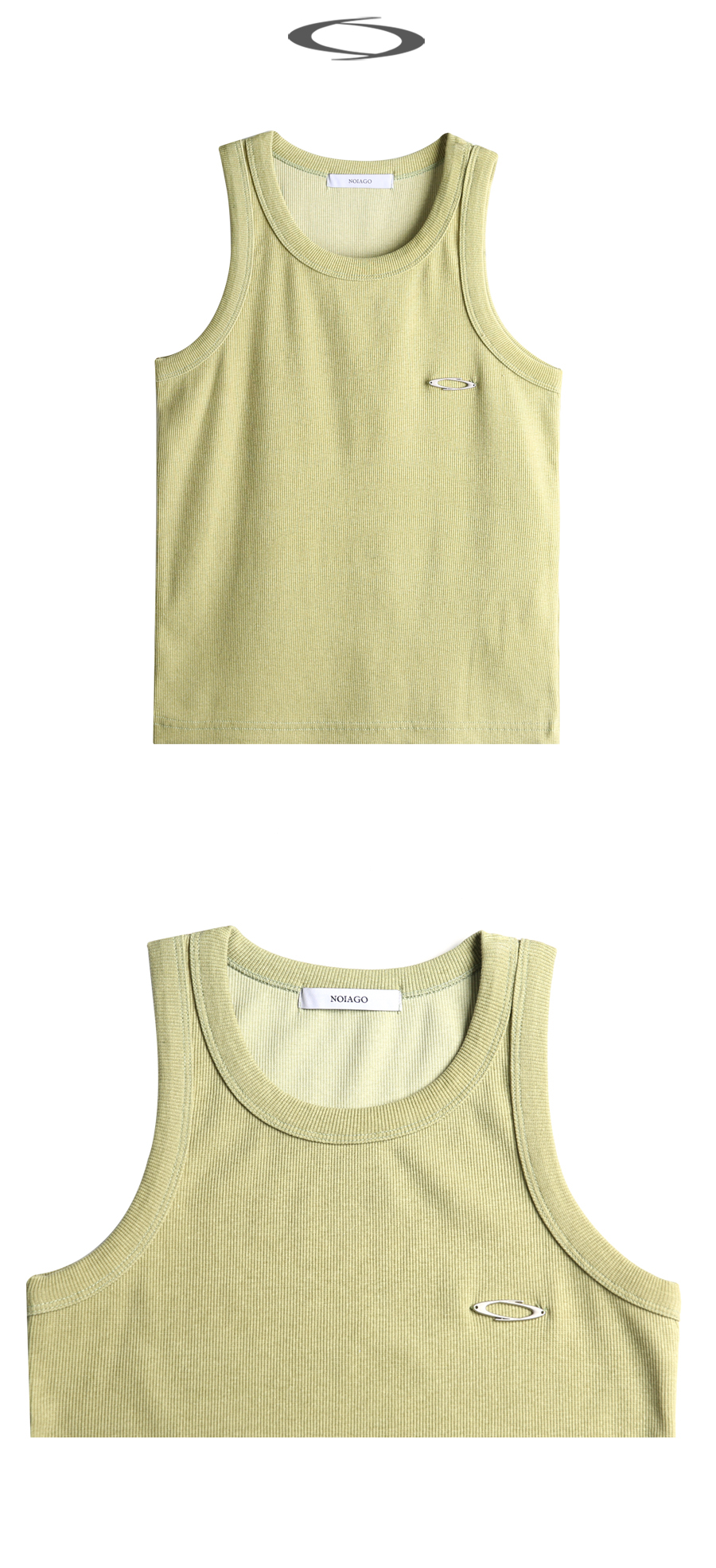 PIGMENT LOGO SLEEVELESS - 3 COLORS MUSTARD