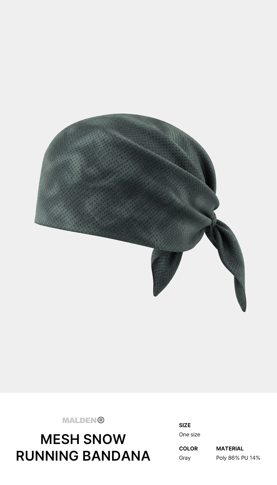 MESH SNOW RUNNING BANDANA - 2 COLORS 