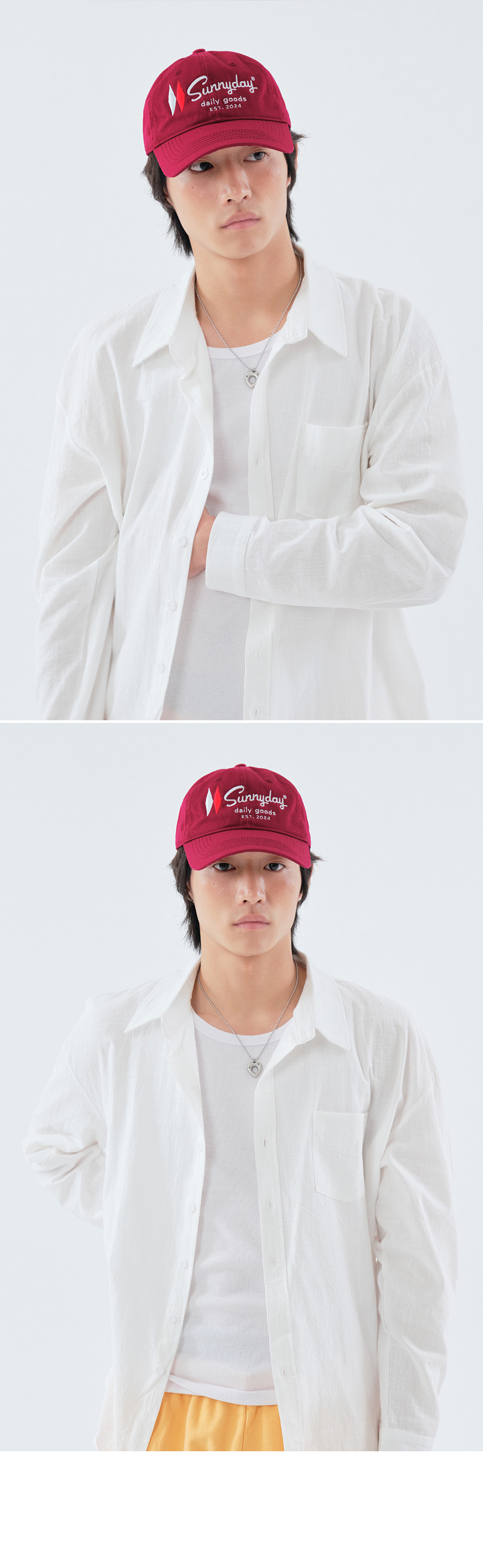 SUNNY DAY COTTON BALL CAP - 4 COLORS
