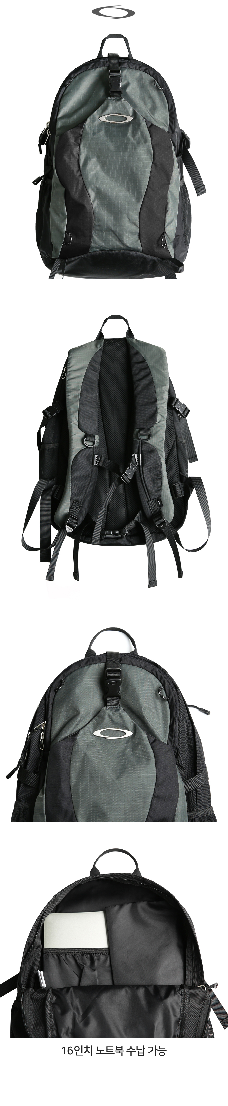 NYLON DOUBLE BACKPACK - 3 COLORS KHAKI