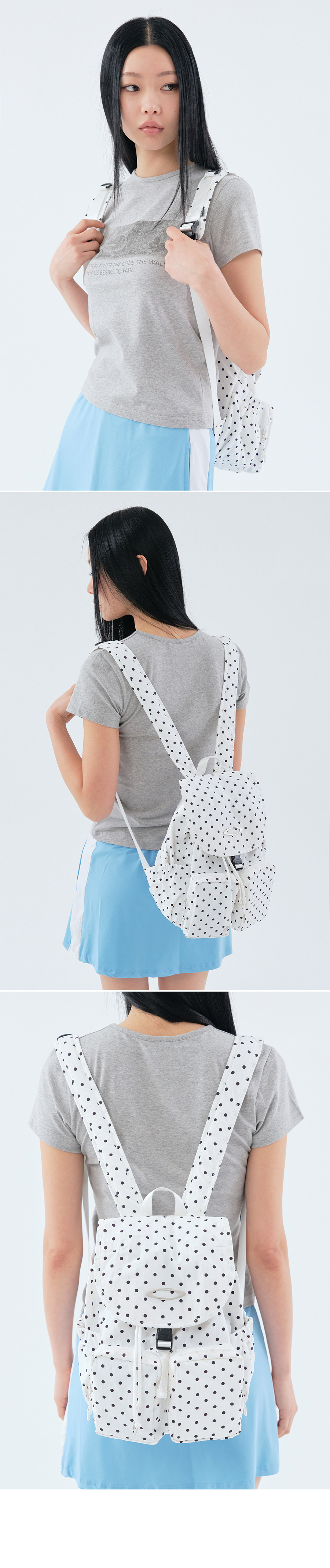 MINIMAL DOT BACKPACK - 3 COLORS RED