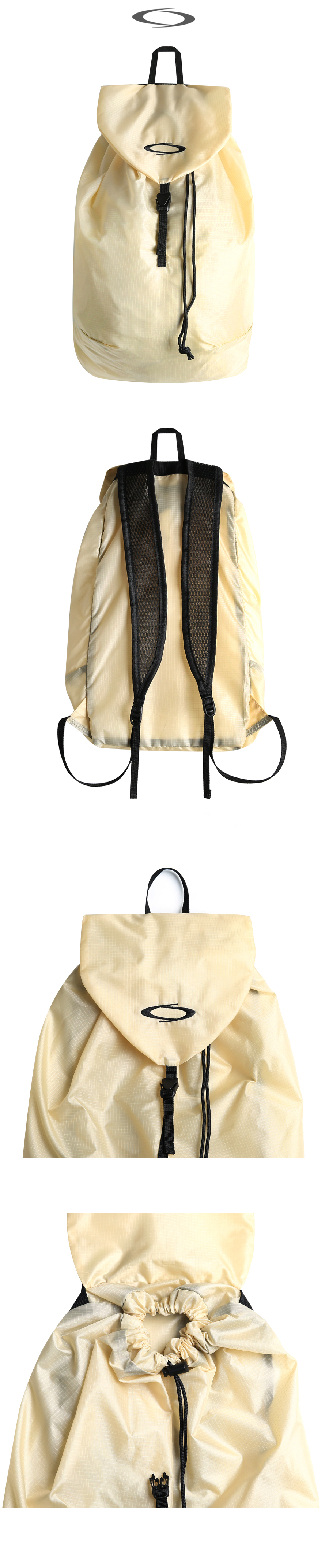 NYLON LIGHT BACKPACK - 4 COLORS BLACK