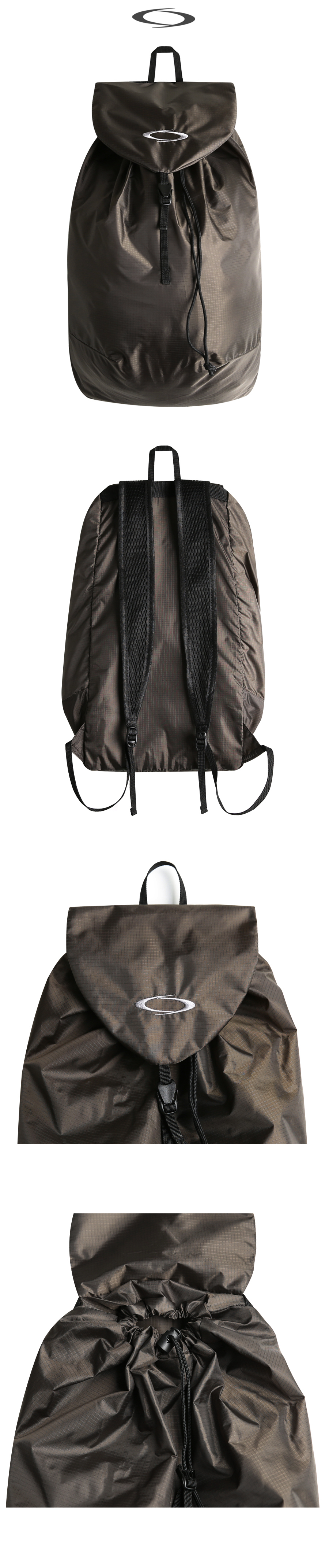 NYLON LIGHT BACKPACK - 4 COLORS BLACK
