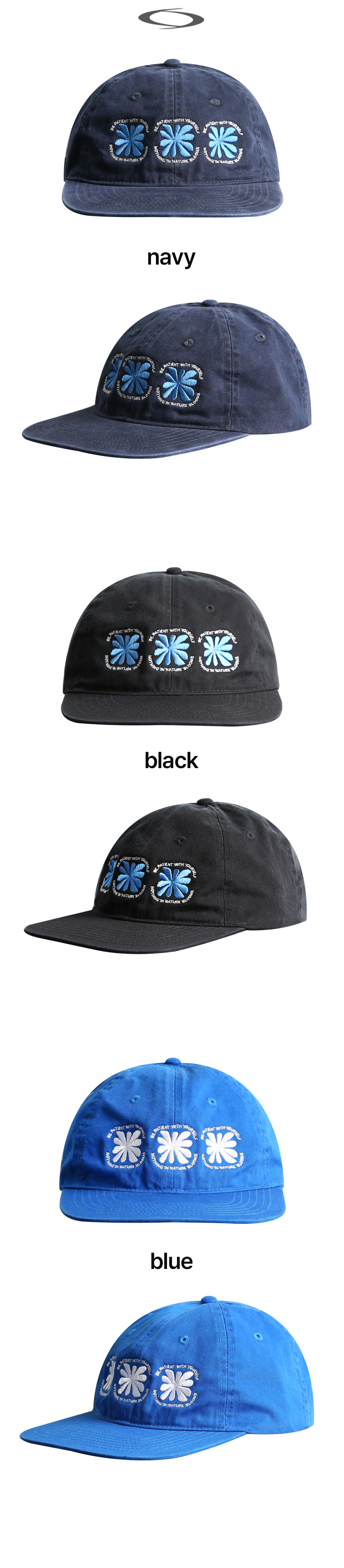 FLOWER COTTON SNAPBACK - 3 COLORS 