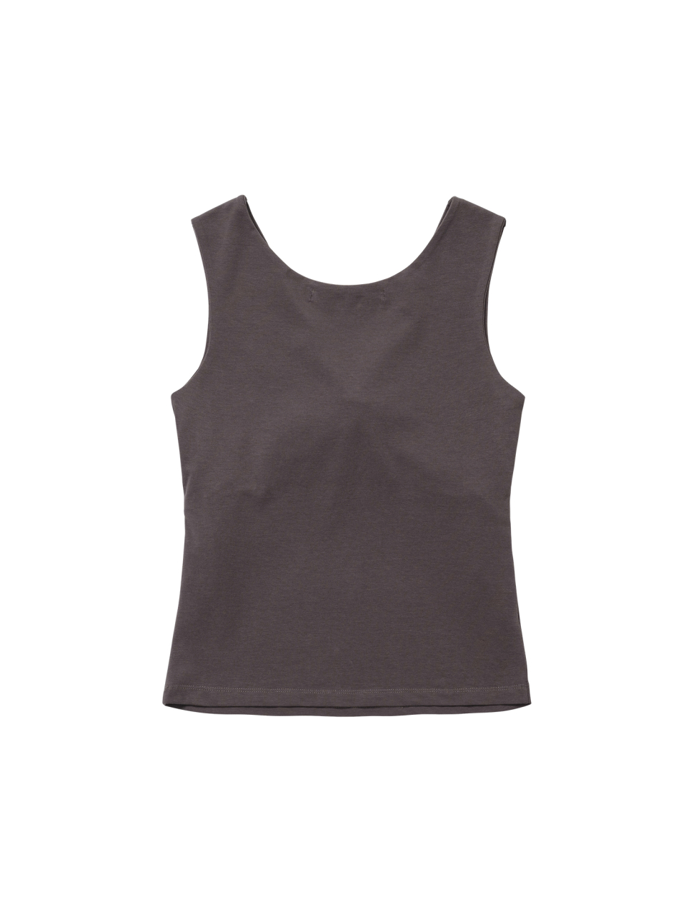 DRAPED TWIST SLEEVELESS - 2 COLORS CHARCOAL