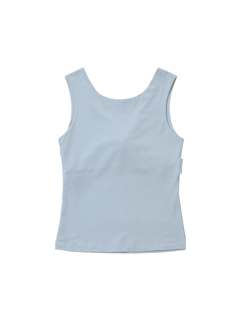 DRAPED TWIST SLEEVELESS - 2 COLORS SKY BLUE