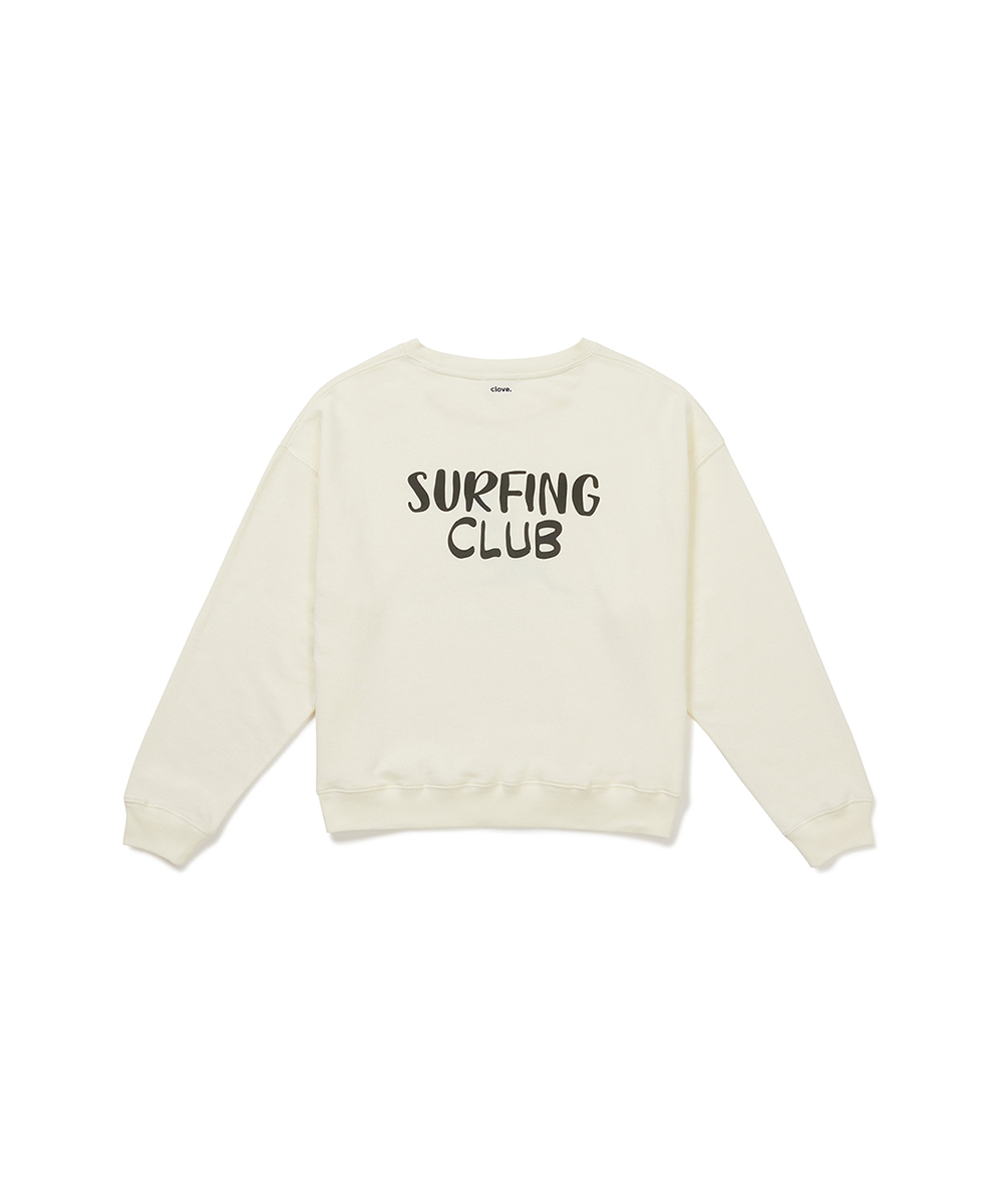 [26SM clove] Mickey_Sweatshirt (Cream)