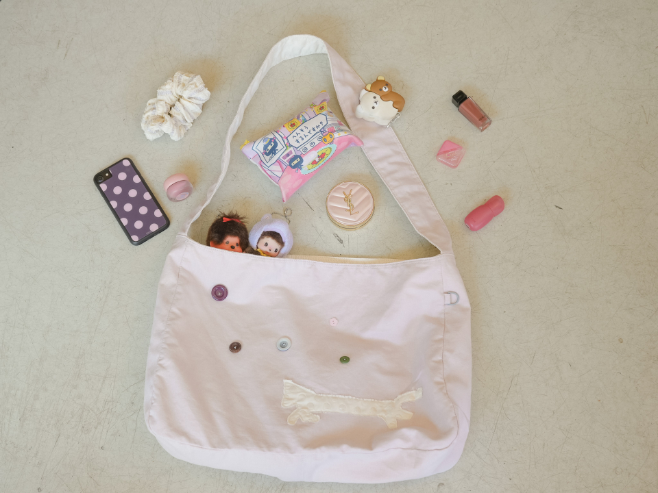 I'M PONY REVERSIBLE BAG - 2 COLORS PINK