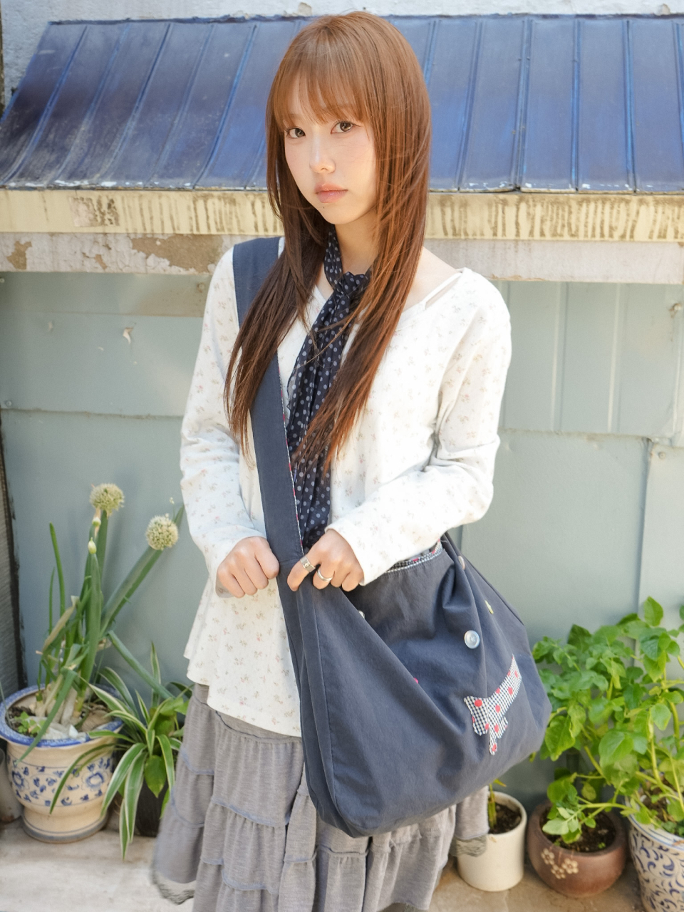 I'M PONY REVERSIBLE BAG - 2 COLORS NAVY