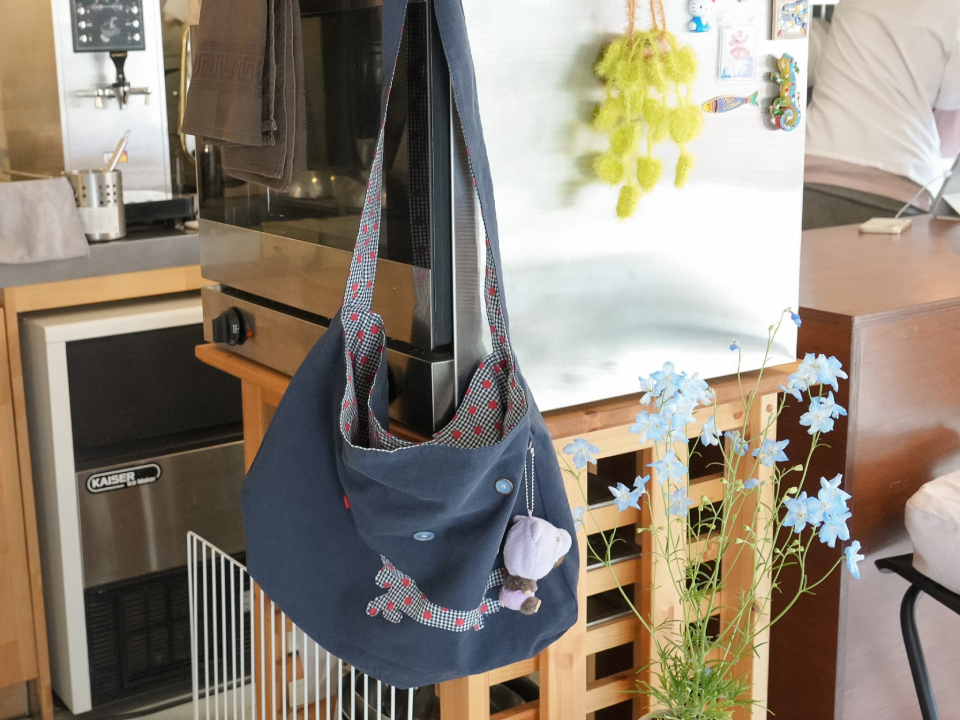 I'M PONY REVERSIBLE BAG - 2 COLORS NAVY