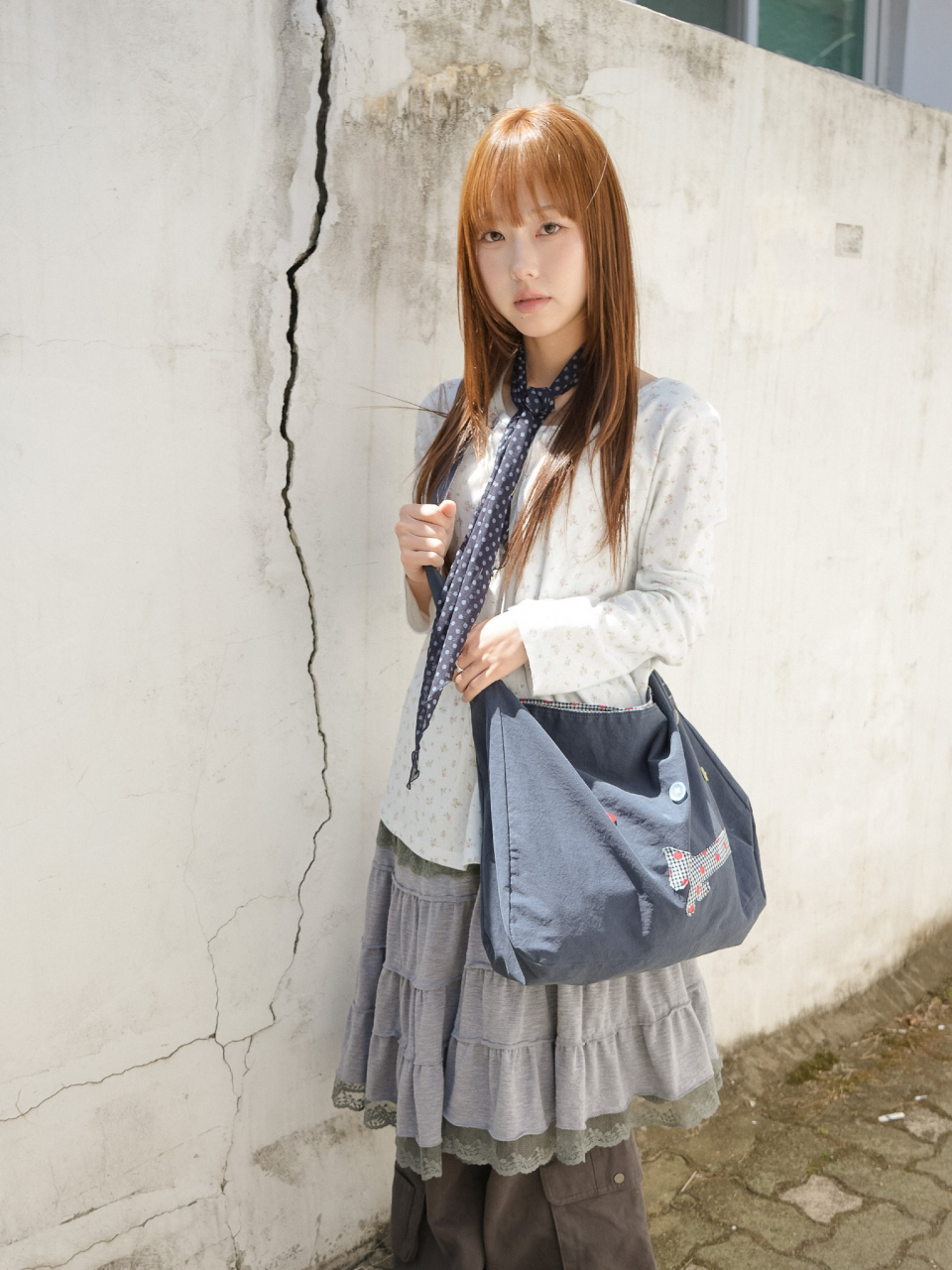 I'M PONY REVERSIBLE BAG - 2 COLORS NAVY