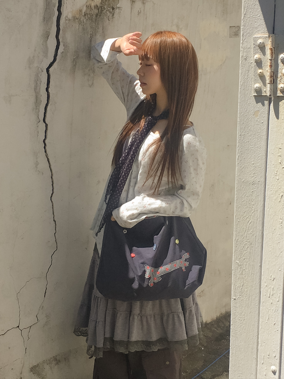 I'M PONY REVERSIBLE BAG - 2 COLORS NAVY