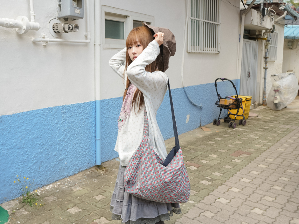 I'M PONY REVERSIBLE BAG - 2 COLORS NAVY