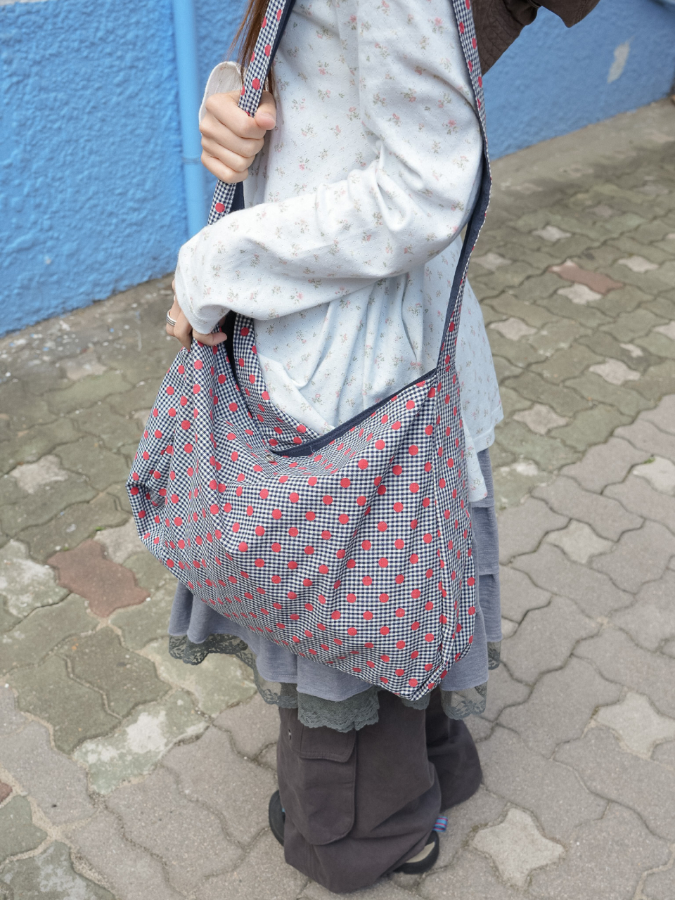 I'M PONY REVERSIBLE BAG - 2 COLORS NAVY