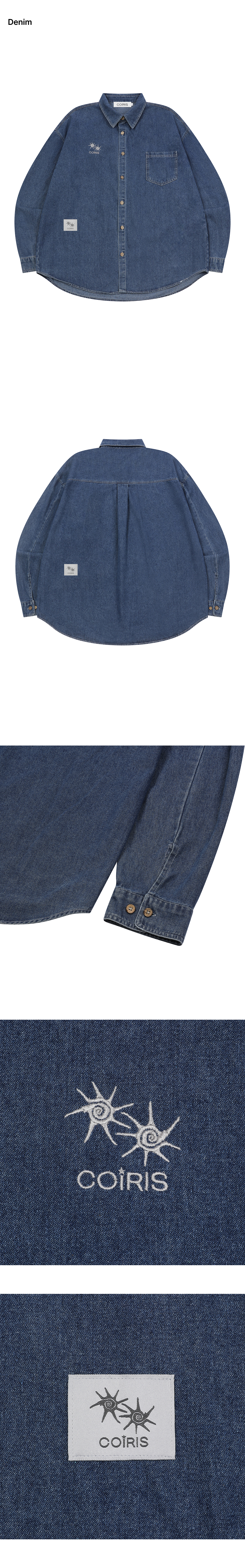 POCKET LONG SLEEVE SHIRT UNISEX AS SHOWN