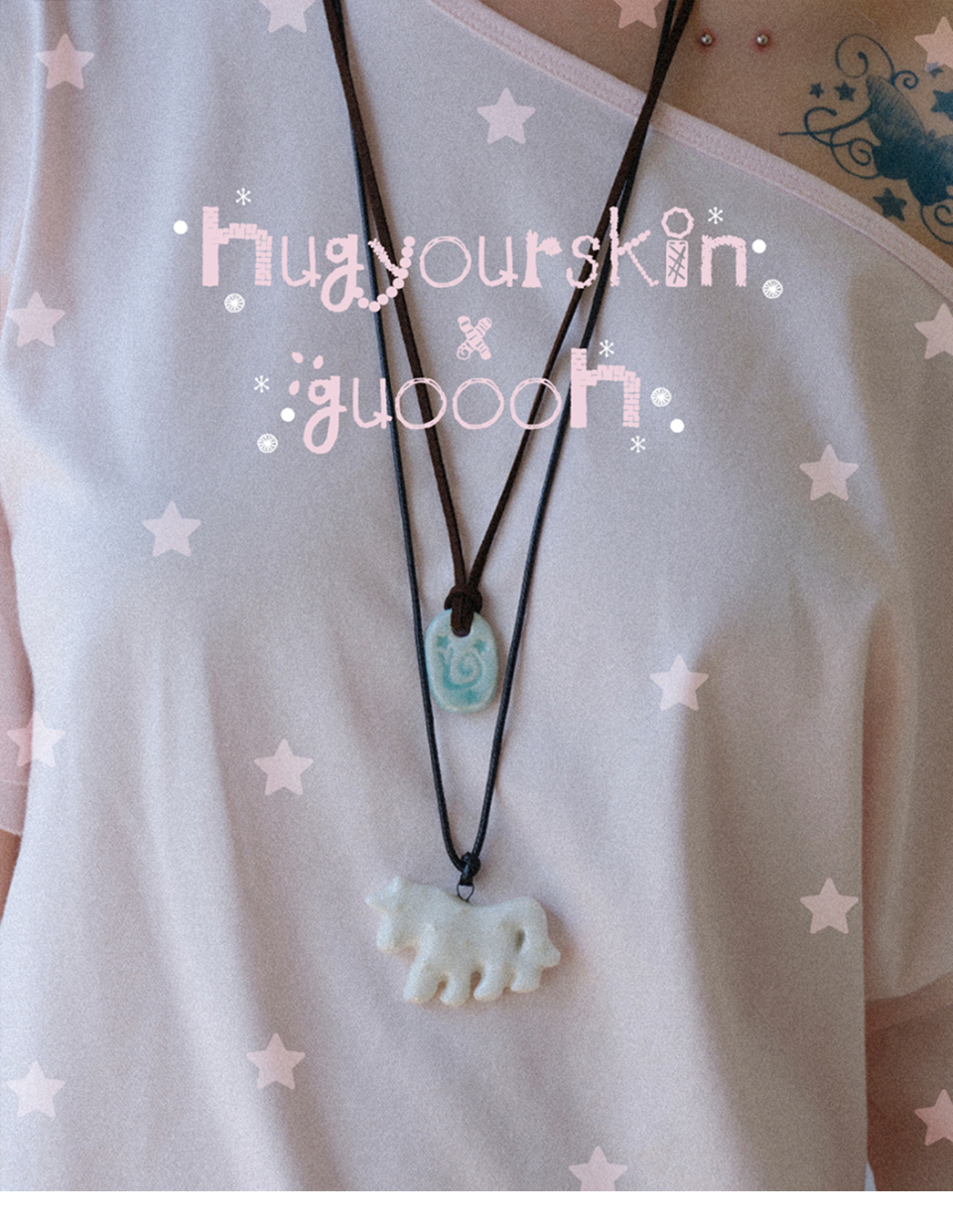 HUGYOURSKIN X GUOOOH UNICORN NECKLACE 