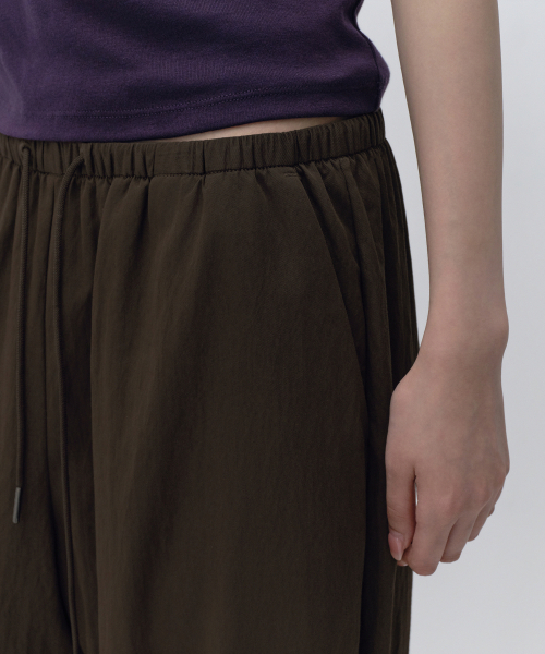 Women's Balloon Jogger Pants [Brown] thumbnail 6