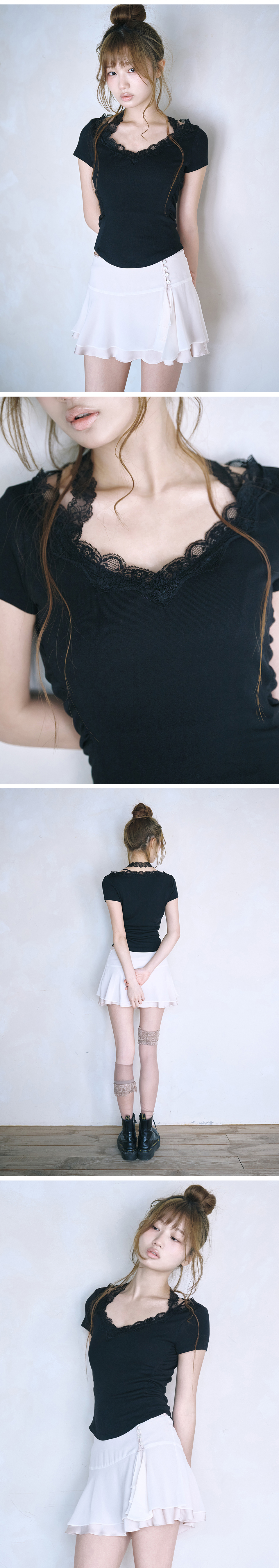[MINT] - 4 COLORS BLACK