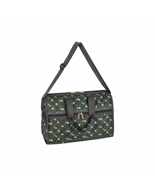 LESPORTSAC DAYJI CLOTH GREEN DIREOKSEU MIDIUM WIKENDEO 4318.HC10