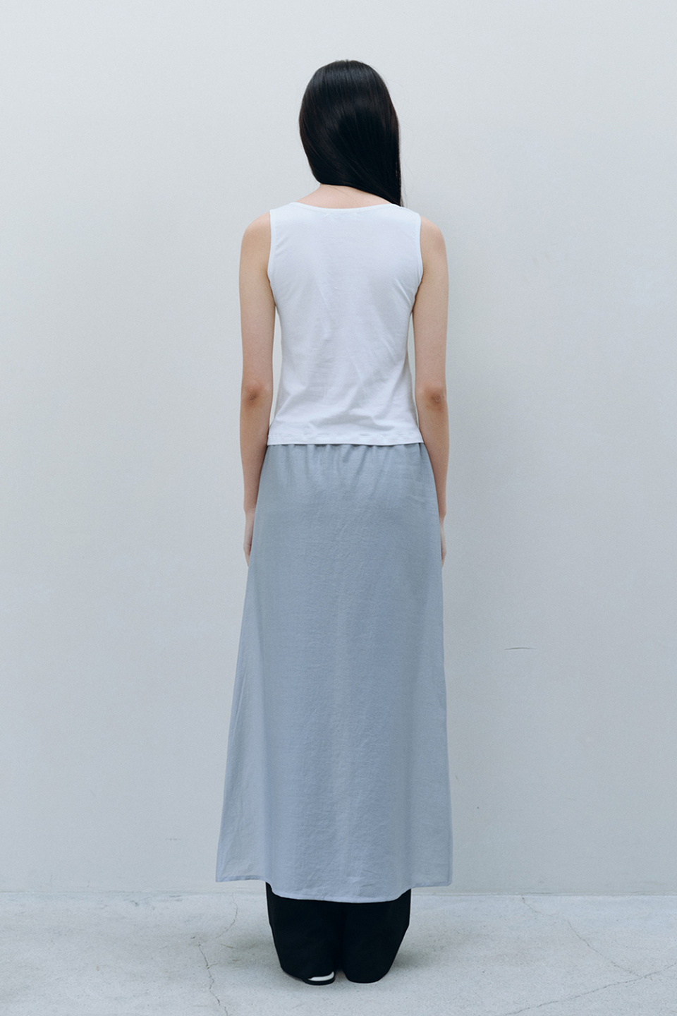 SOFT TWIST SLEEVELESS - 3 COLORS WHITE