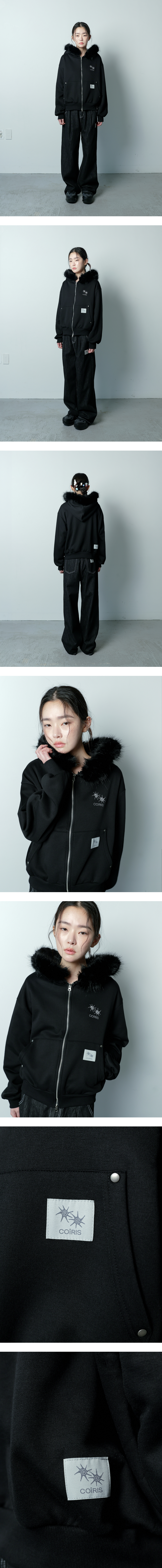 HOODIE - 3 COLORS BLACK