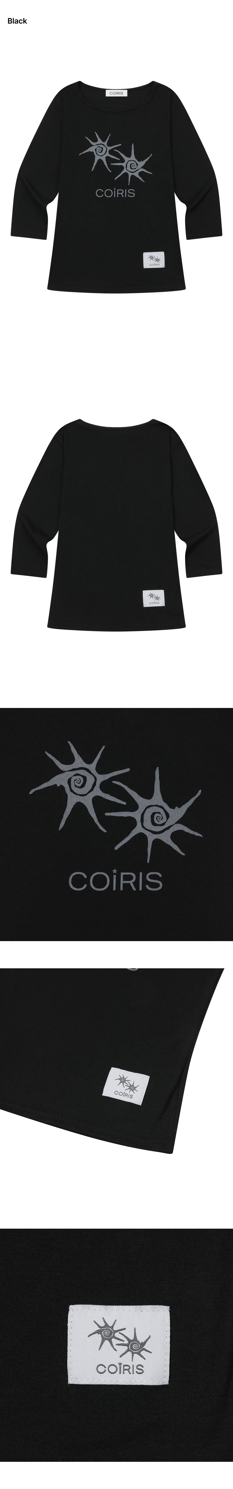 TEE - 3 COLORS BLACK