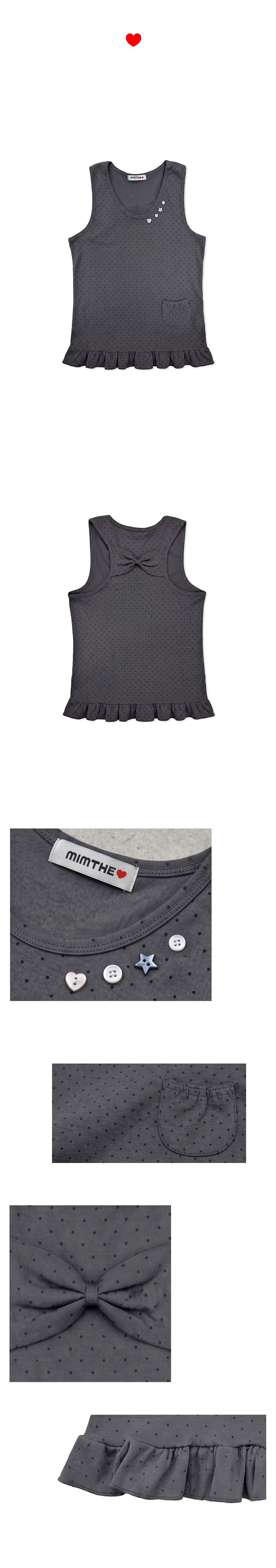 SLEEVELESS - 2 COLORS CHARCOAL
