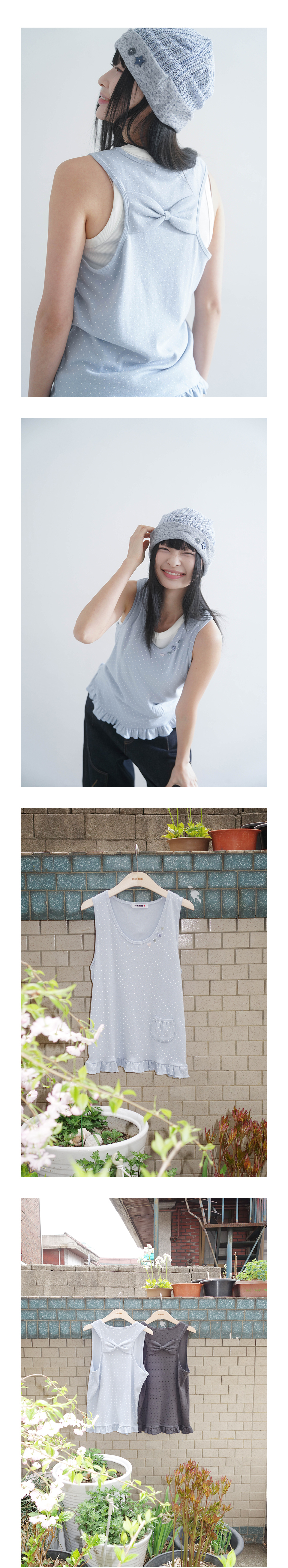 SLEEVELESS - 2 COLORS BLUE