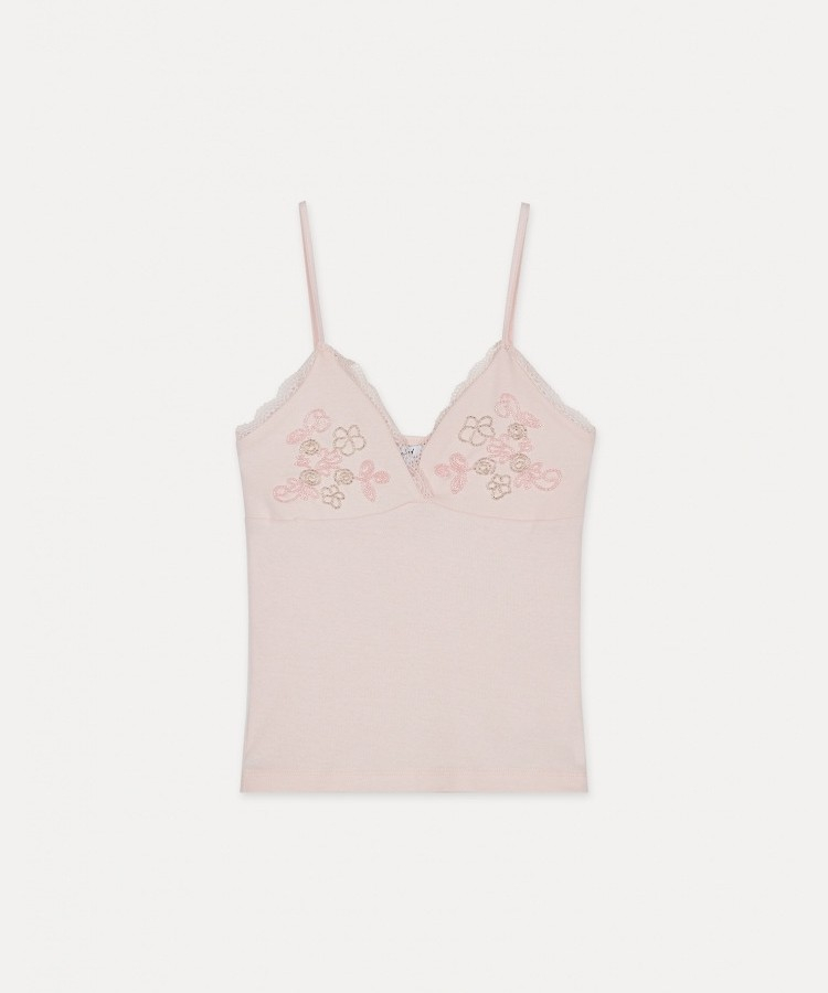 SUBDUED BEADS V-NECK TOP - 2 COLORS AS SHOWN