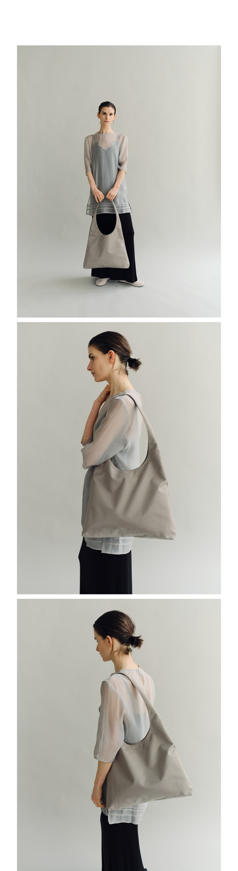ANNIE HOBO BAG NYLON AS SHOWN
