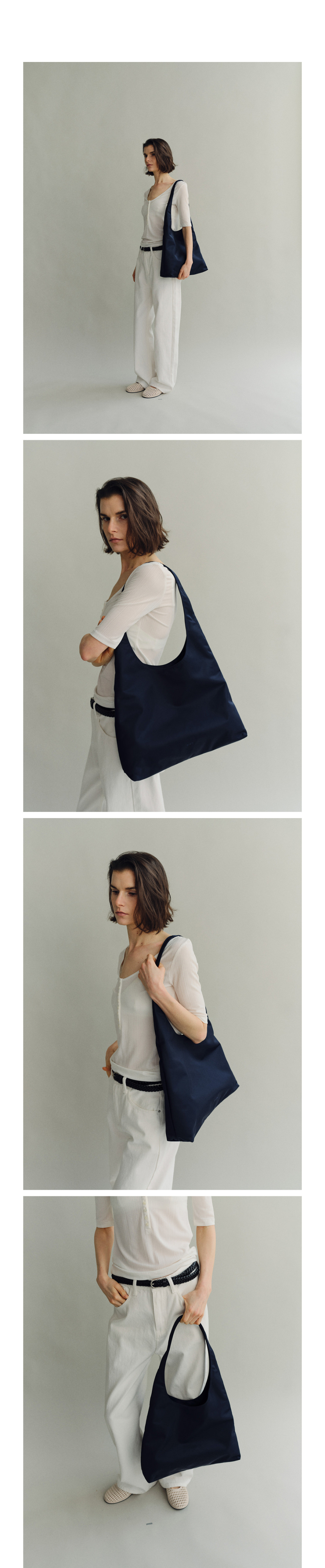 ANNIE HOBO BAG NYLON AS SHOWN