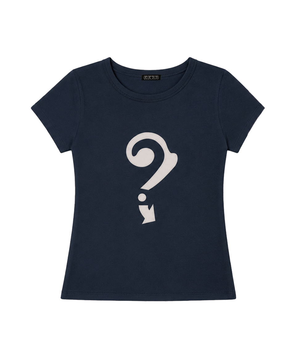 Symbol printing tee (navy)