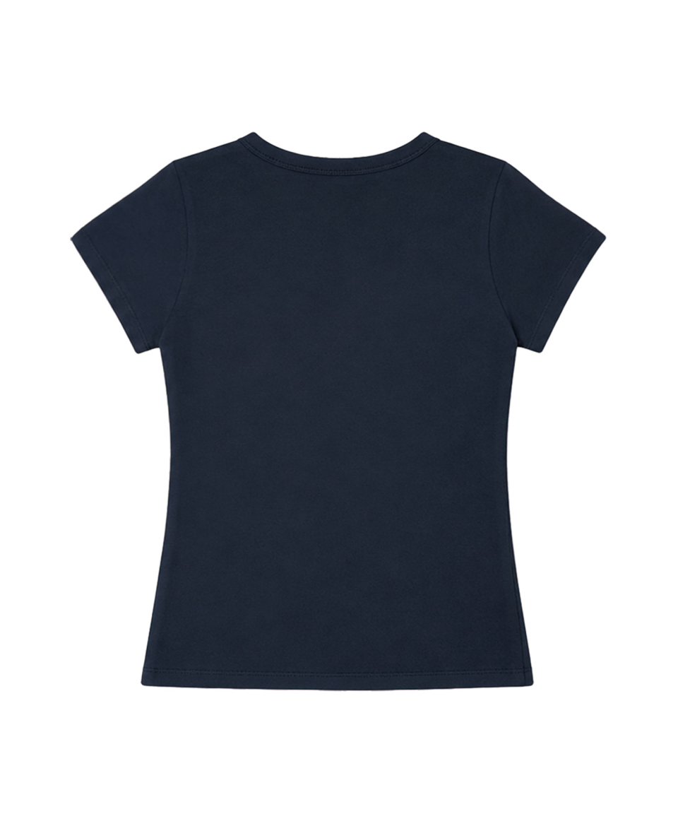 Symbol printing tee (navy)
