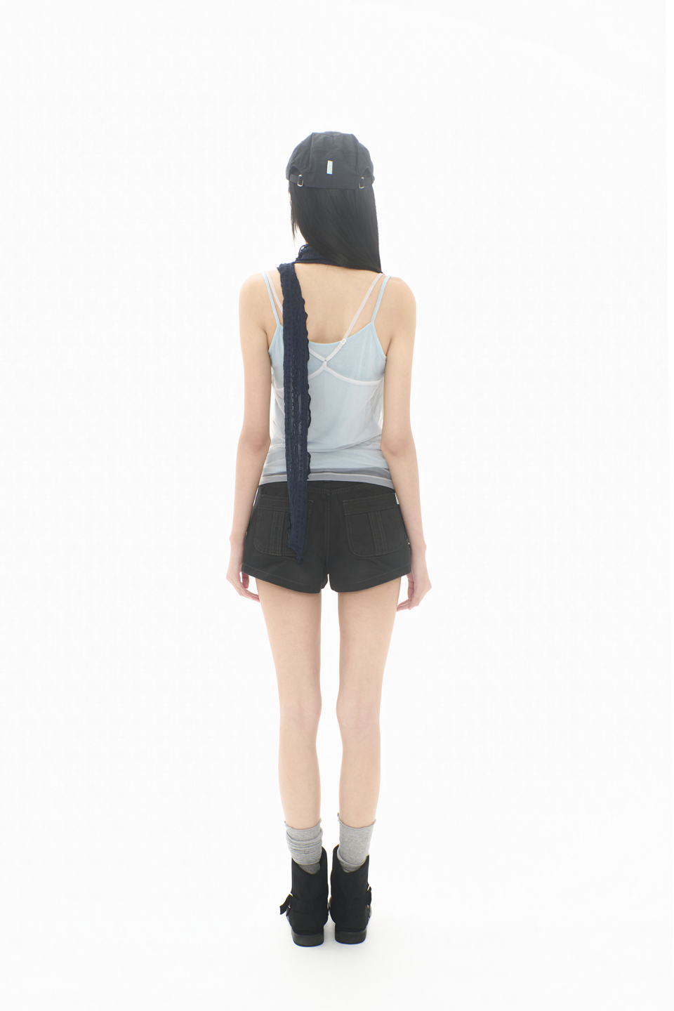 MIRECO SOFT MESH LAYER CAMI - 2 COLORS AS SHOWN
