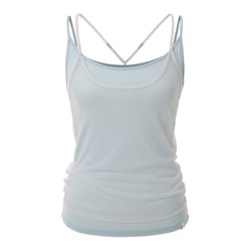 MIRECO SOFT MESH LAYER CAMI - 2 COLORS AS SHOWN