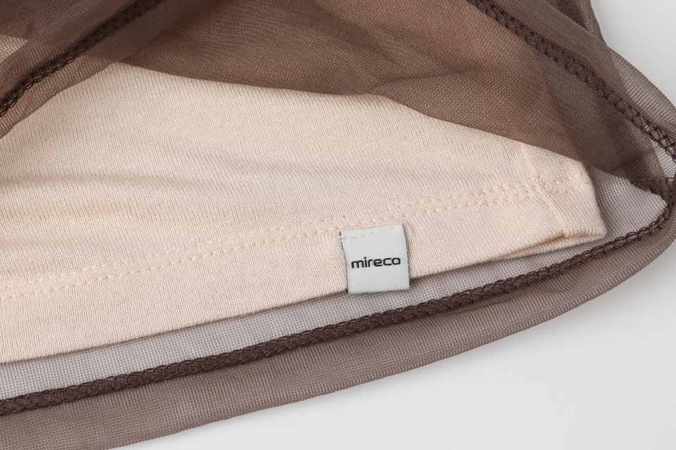 MIRECO SOFT MESH LAYER CAMI - 2 COLORS MOCHA