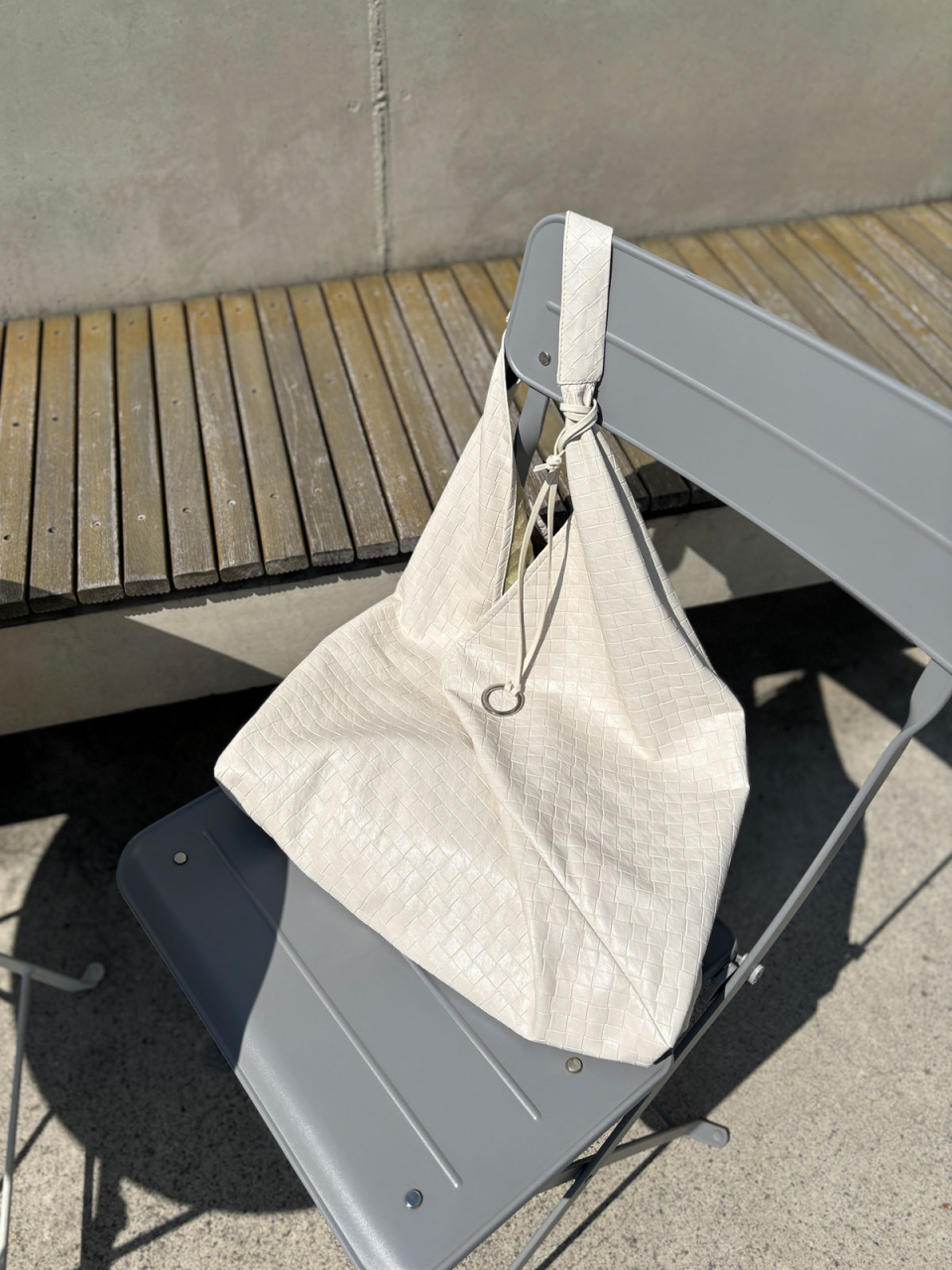 MORE WEAVING HOBO BAG - 2 COLORS BLACK