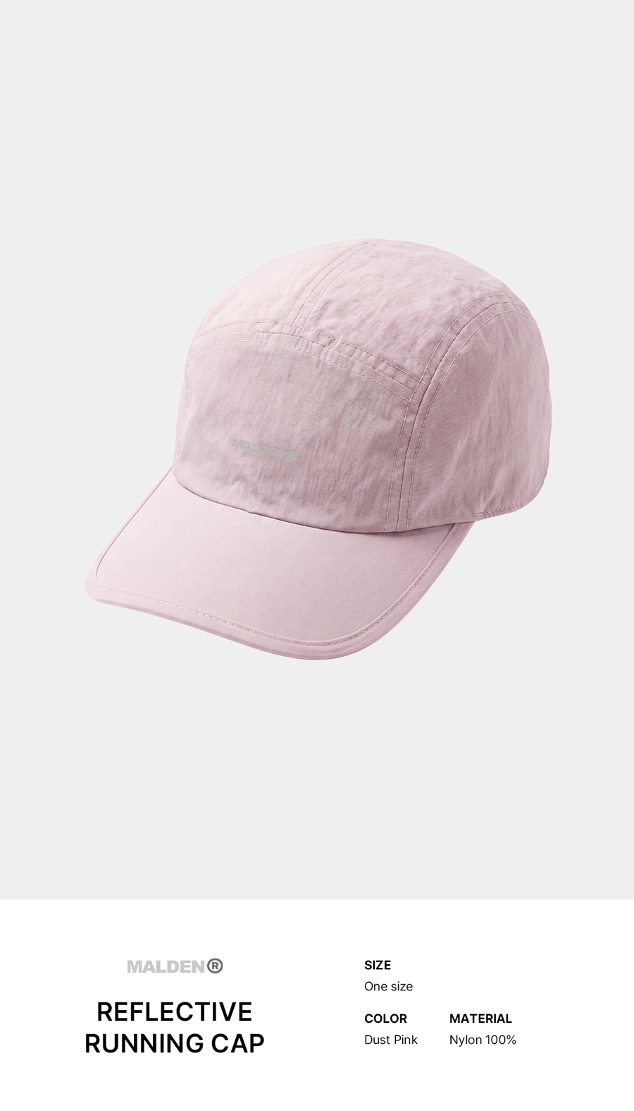REFLECTIVE RUNNING BALL CAP - 2 COLORS 