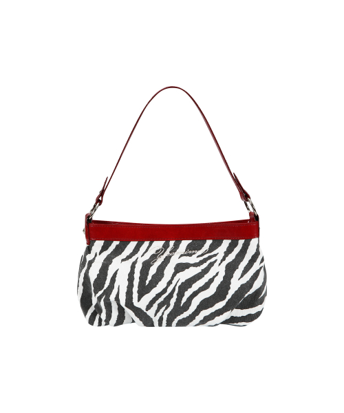 mini dumpling bag (zebra white)
